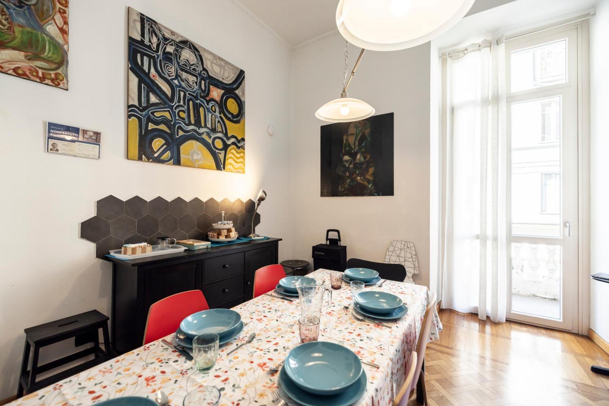 Nonpertutti Piazza Castello Accessibile Senior Famiglie Apartment Turin Luaran gambar
